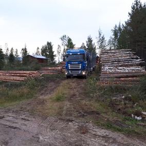 puukuljetukset hakkuupaikoilta Pudasjärvi
